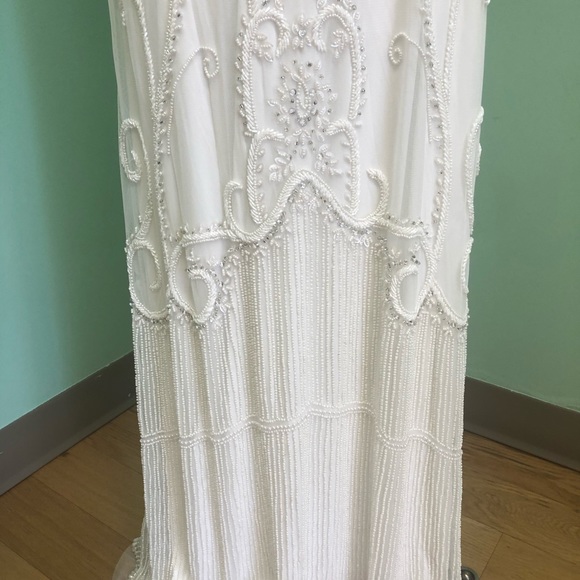 NWT BHlDN Sorrento ivory Formal long - Picture 8 of 9